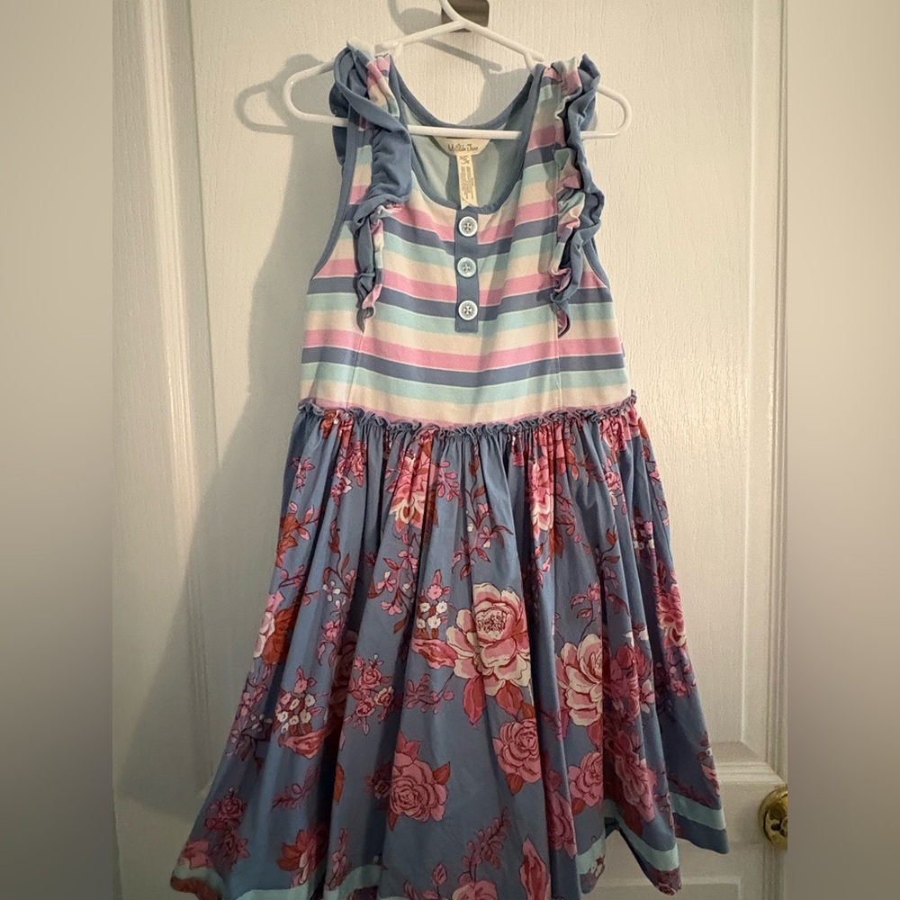 Matilda Jane dress, size 10. Has 1 small stain as seen in 3rd image